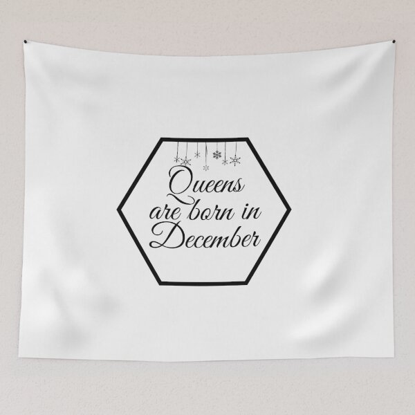 Item preview, Queens Are Born In December Gift T-Shirt designed and sold by WearYourMood.