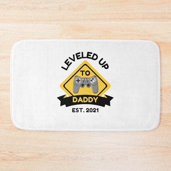 Item preview, Leveled Up to Daddy 2021 designed and sold by momsnpops.