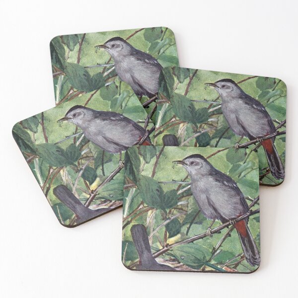 Item preview, Nesting Catbirds designed and sold by fenneltea.