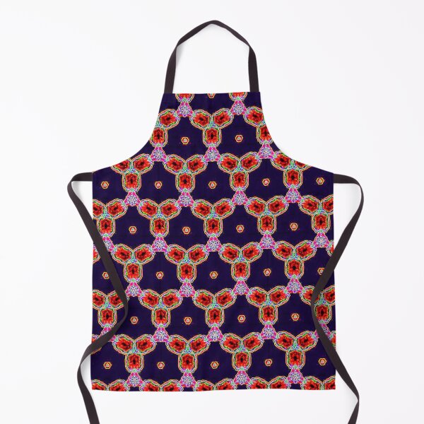 Item preview, MOUCHARABIEH 13 pattern oriental triangles petale psychedelic electric royal blue red pink fushia designed and sold by dragonemma.