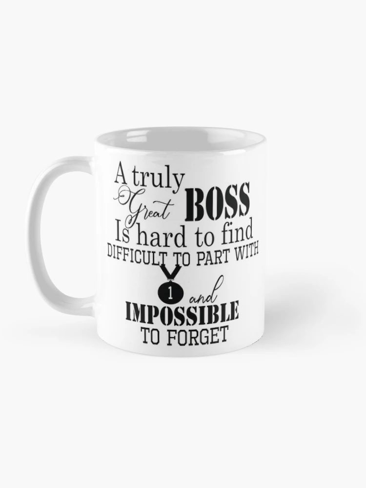 Mug pour un Super boss cadeau collègue tasse patron personnalisé
