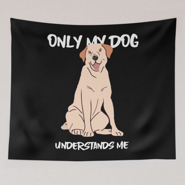 Item preview, Only My Dog Understands Me designed and sold by FajardoGrace.