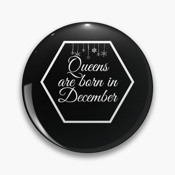 Item preview, Queens Are Born In December Gift Black T-Shirt designed and sold by WearYourMood.