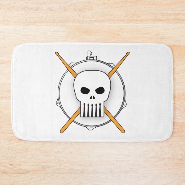 Item preview, Skull Snare Drum Drummer Percussionist Crossed Drumsticks Design designed and sold by Bill Herrin.