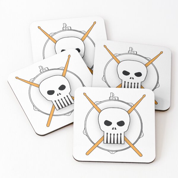 Item preview, Skull Snare Drum Drummer Percussionist Crossed Drumsticks Design designed and sold by Bill Herrin.