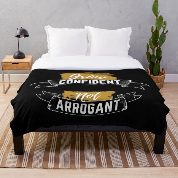 Item preview, Grow Confident Not Arrogant Philosophical Attitude designed and sold by Alienphysique.
