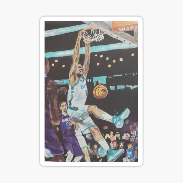 Brook Lopez dunking, Milwaukee Bucks Sticker