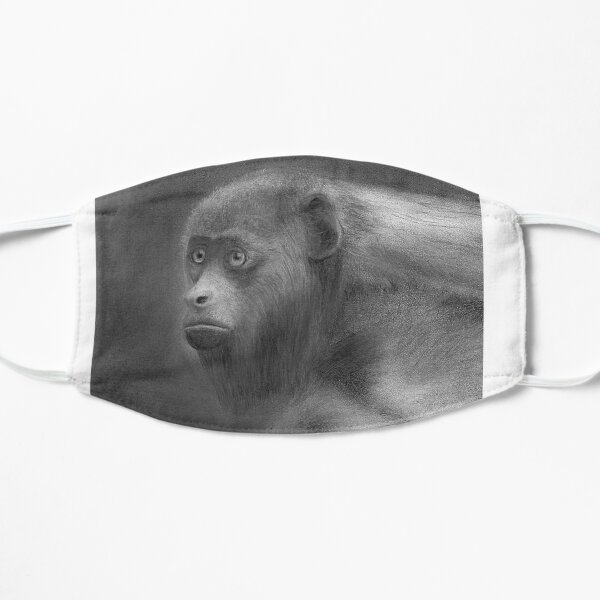 Male Black Howler Monkey (Alouatta caraya) Mask for Sale by Yair