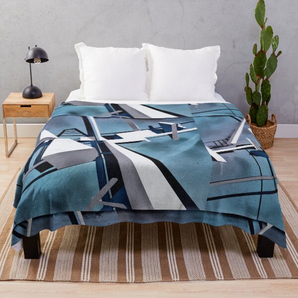 Moon base 2029 Throw Blanket