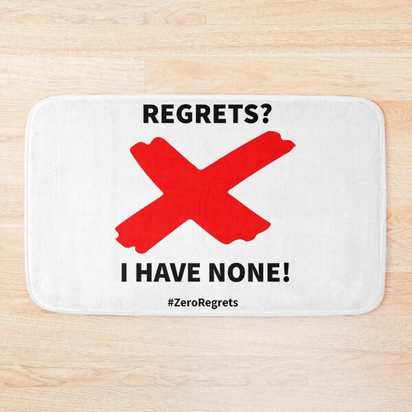 Item preview, Zero regrets i have none! -"black" designed and sold by lonelyweebshop.