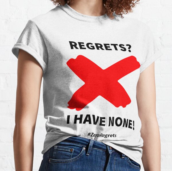 Item preview, Zero regrets i have none! -"black" designed and sold by lonelyweebshop.