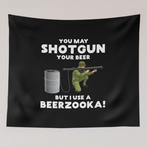 Item preview, Shotgun Beer, Beerzooka for beer lovers, beer drinkers designed and sold by Gold Wings Tees.