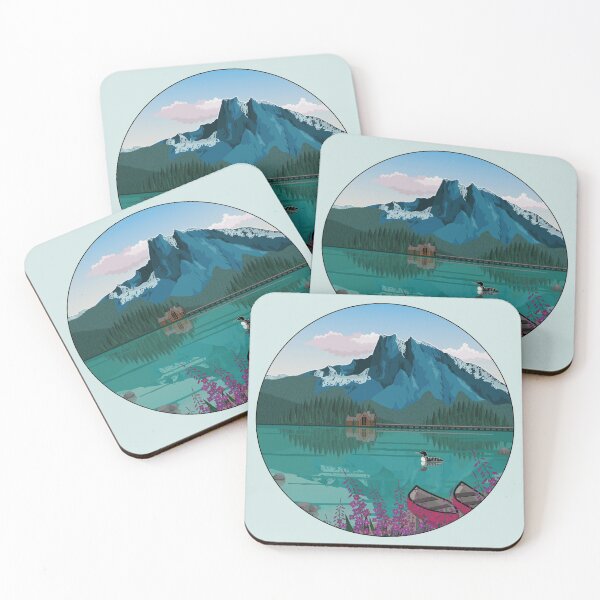 Item preview, Emerald Lake, Yoho designed and sold by sjmillustration.