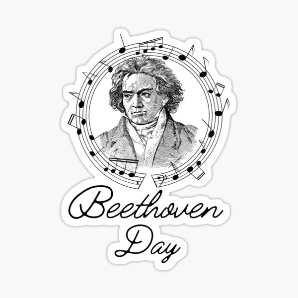 Item preview, Beethoven day December 16th - You're a good man Charlie Brown designed and sold by milliebake.