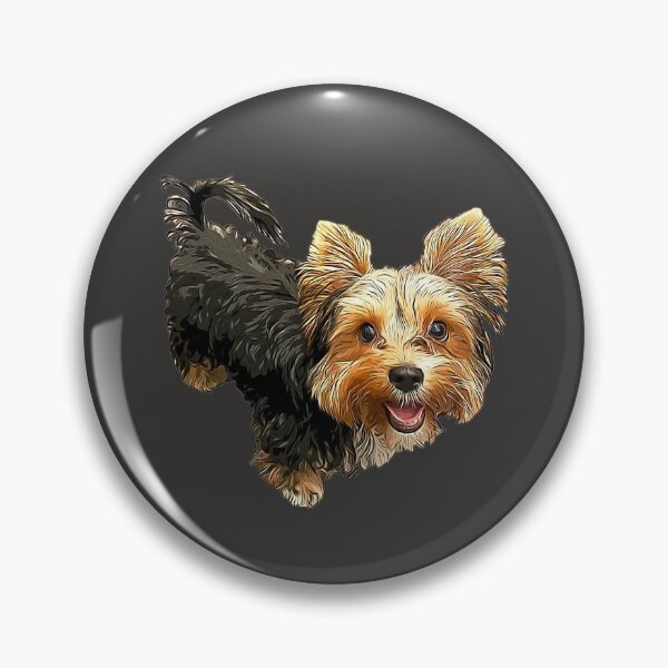 Item preview, Yorkie - Cutest Fluffy Yorkshire Terrier designed and sold by ElegantCat.