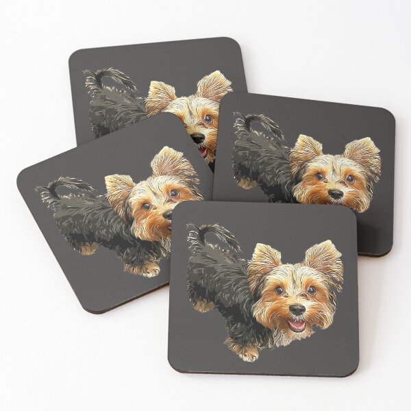 Item preview, Yorkie - Cutest Fluffy Yorkshire Terrier designed and sold by ElegantCat.