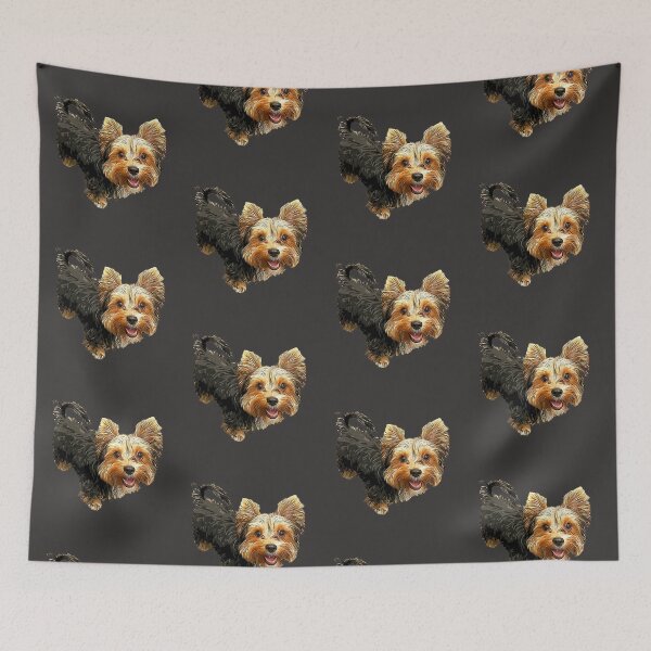 Item preview, Yorkie - Cutest Fluffy Yorkshire Terrier designed and sold by ElegantCat.