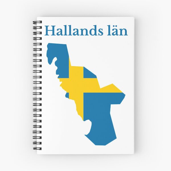 Item preview, Halland County Map, Swedish County, Sweden. designed and sold by marosharaf.