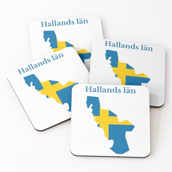 Item preview, Halland County Map, Swedish County, Sweden. designed and sold by marosharaf.