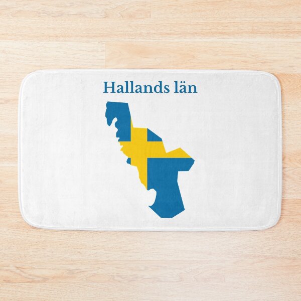 Item preview, Halland County Map, Swedish County, Sweden. designed and sold by marosharaf.