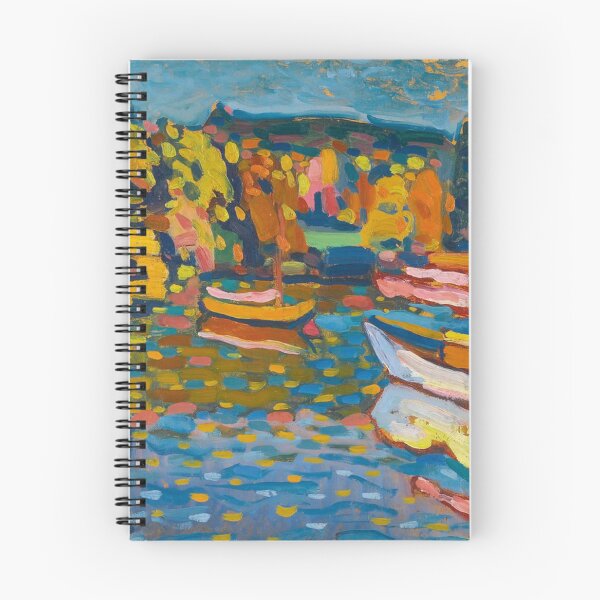 Item preview, Wassily Kandinsky, Study for Autumn Landscape with Boats designed and sold by emidye20.