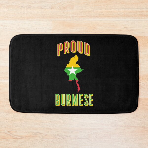 Item preview, Proud Burmese Myanmar Flag Country Outline Design designed and sold by JG0024.