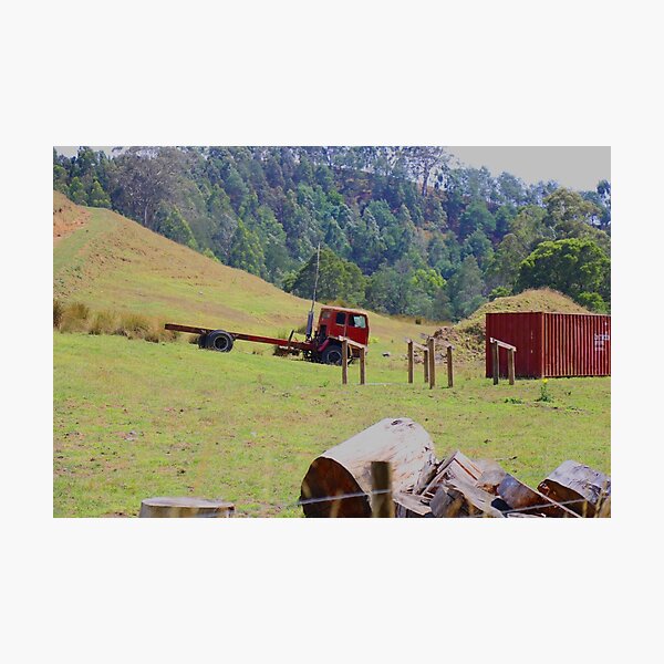 Rustic truck Photographic Print
