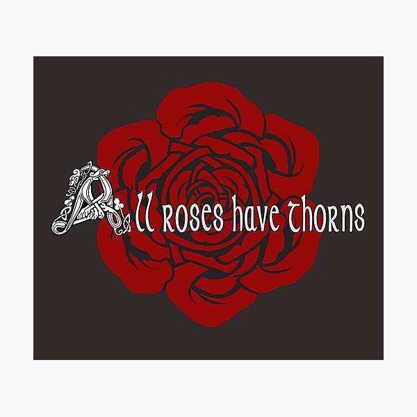 Item preview, All Roses Have Thorns designed and sold by ninniku.