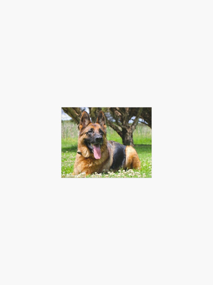 German Shepherd Dog Portrait Jigsaw Puzzle