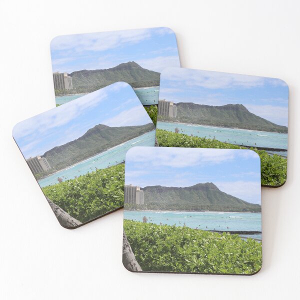 Item preview, Diamond Head mountain Hawaii designed and sold by lizdeloro.