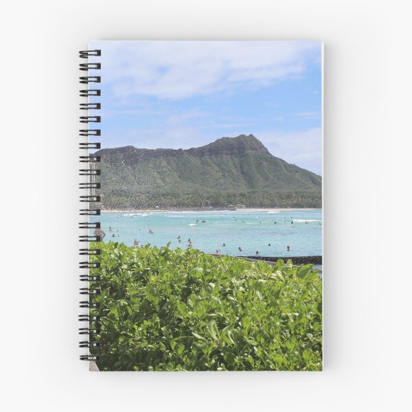 Item preview, Diamond Head mountain Hawaii designed and sold by lizdeloro.