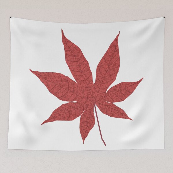 Item preview, Red fall leaf designed and sold by Mirushy.