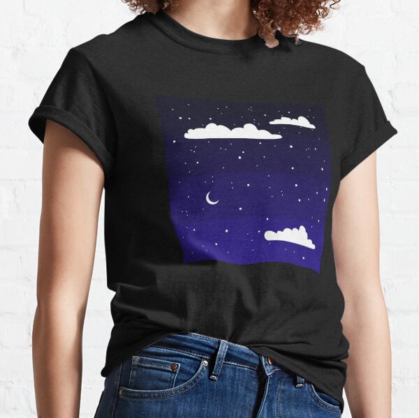 Simple Night Sky Classic T-Shirt