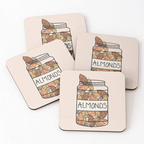 Item preview, Cute Almonds designed and sold by TheBrightInk.