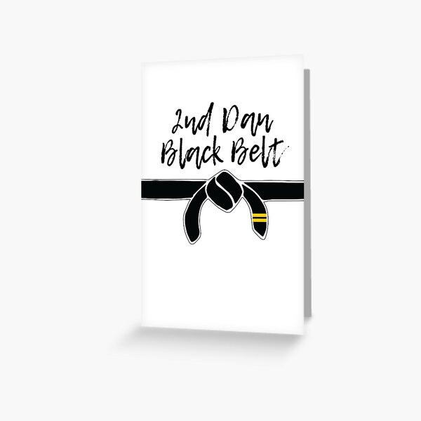 Item preview, Tae Kwon Do Black Belt Martial Arts with 2 Gold Stripes designed and sold by Polishthestone.
