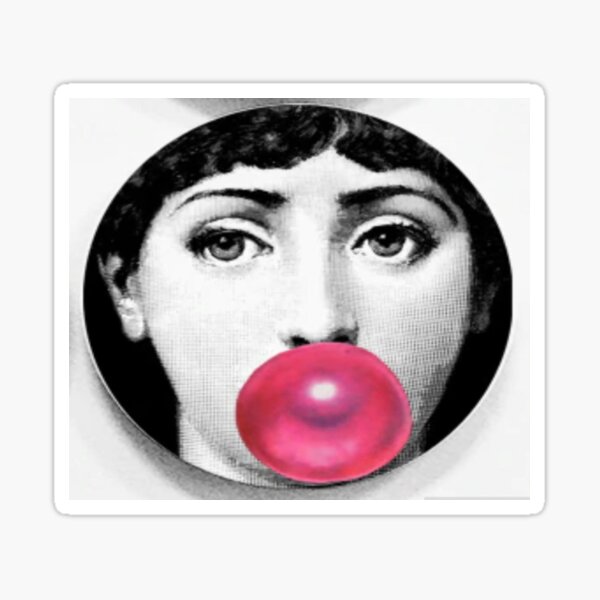 The Fornasetti Bubblegum Sticker