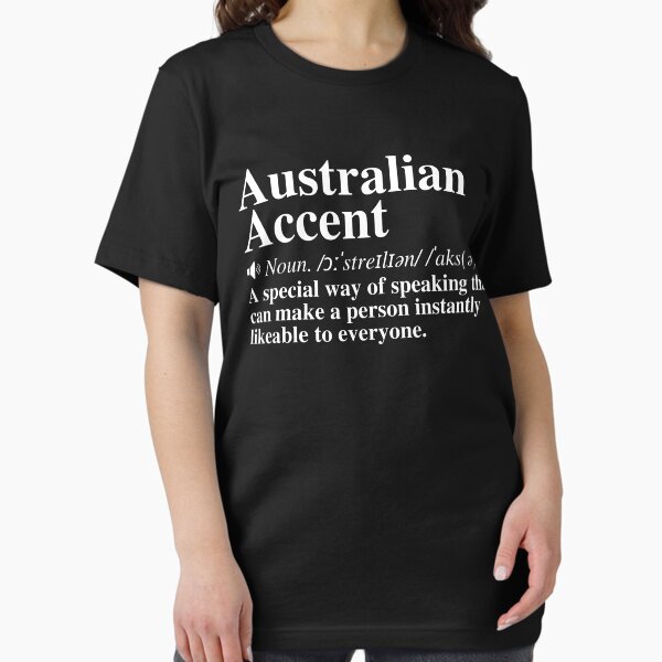 Item preview, Funny Australian Accent Definition. Aussie Humor.  designed and sold by mind-illusions.