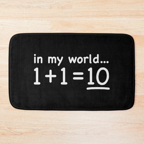 Item preview, In My World 1 + 1 = 10 designed and sold by Art by s2ray.