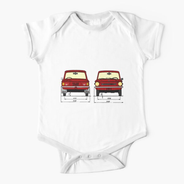 Saporoshez Sas Zaz Logo Baby One Piece By Getthatcar Redbubble