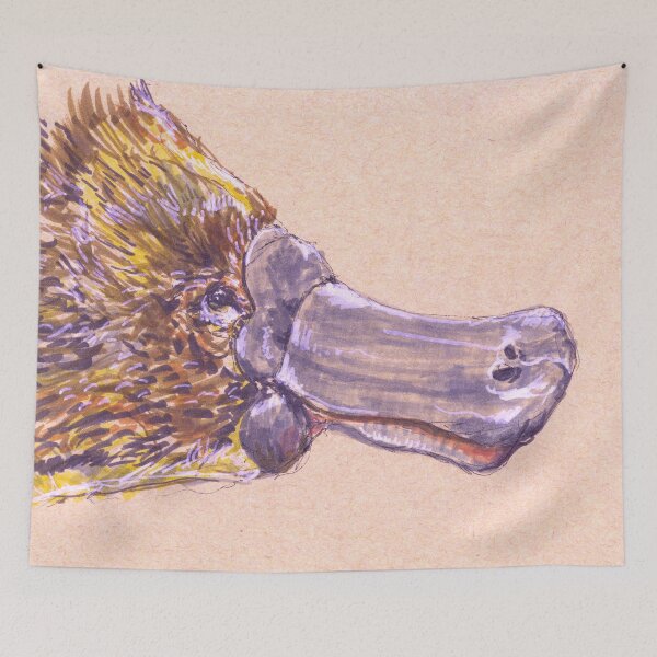 Item preview, Duck-Billed Platypus — Ornithorhynchus anatinus designed and sold by Sheila Singhal.
