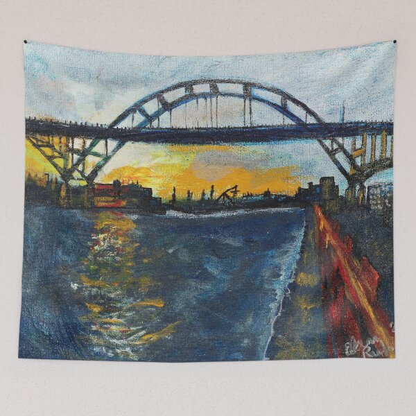 Item preview, Bay View Milwaukee Hoan Bridge, Artist Lana Holman designed and sold by LanaHolman.