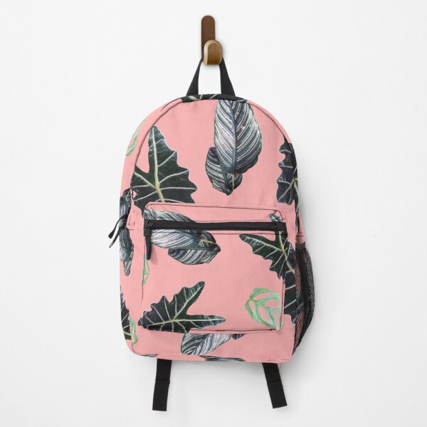 Item preview, Tropical leaves pattern on pink designed and sold by LittleAngy.