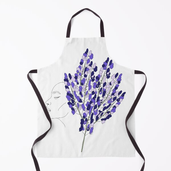 Item preview, Aconitum Flower Line Art Design designed and sold by wallflowerbee.