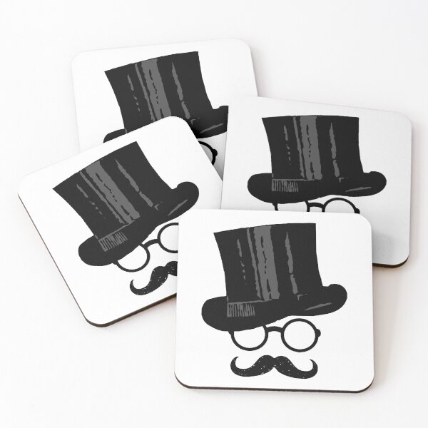 Item preview, Moustache, Round Eyeglasses and Top Hat designed and sold by Primroaddesigns.
