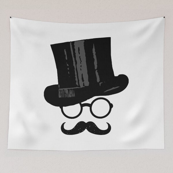 Item preview, Moustache, Round Eyeglasses and Top Hat designed and sold by Primroaddesigns.