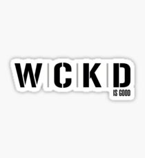WCKD (white) Sticker