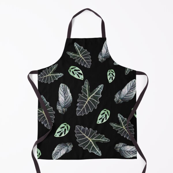 Item preview, Tropical leaves pattern on black designed and sold by LittleAngy.