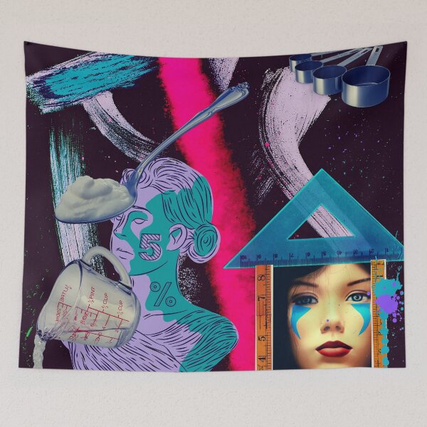 Item preview, Measured Metal Print designed and sold by Swooncake Press.