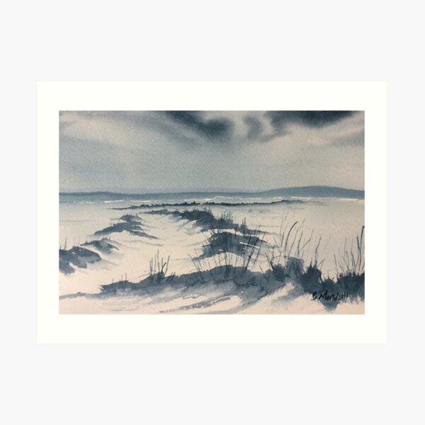 Winter Light over Lastingham Rigg Art Print