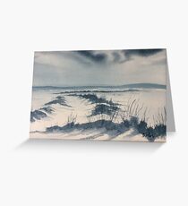 Winter Light over Lastingham Rigg Greeting Card